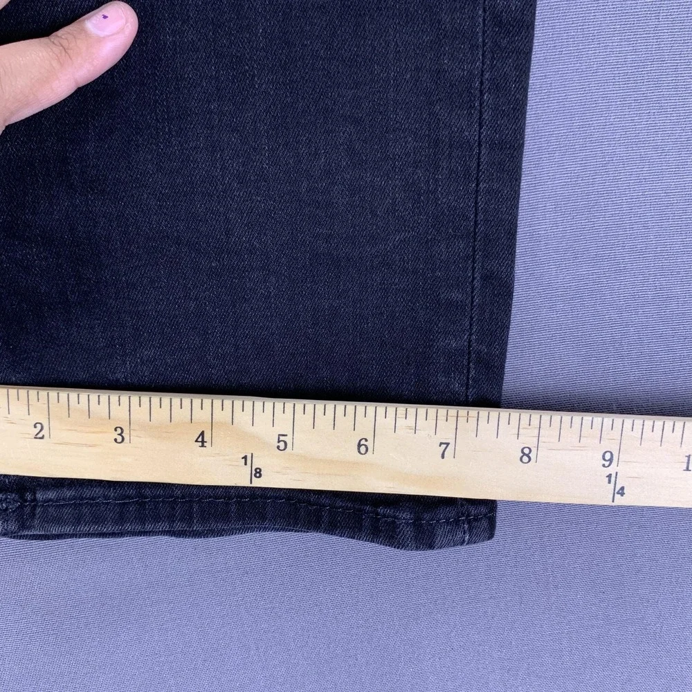 True Religion Geno‎ Jeans Mens 38x34 Black Relaxed Slim Straight Rinse Denim